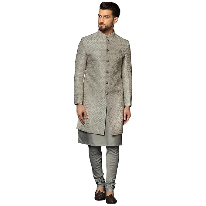 Indo-Western Sherwani Churidar Set